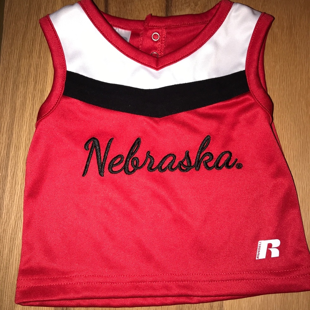 12 month Nebraska football cheer uniform